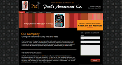 Desktop Screenshot of paulsamusement.com